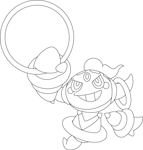 Hoopa Pokemon coloring page | Free Printable Coloring Pages