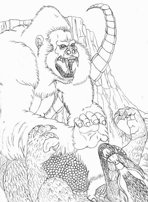 King Kong Coloring Pictures - Coloring Page
