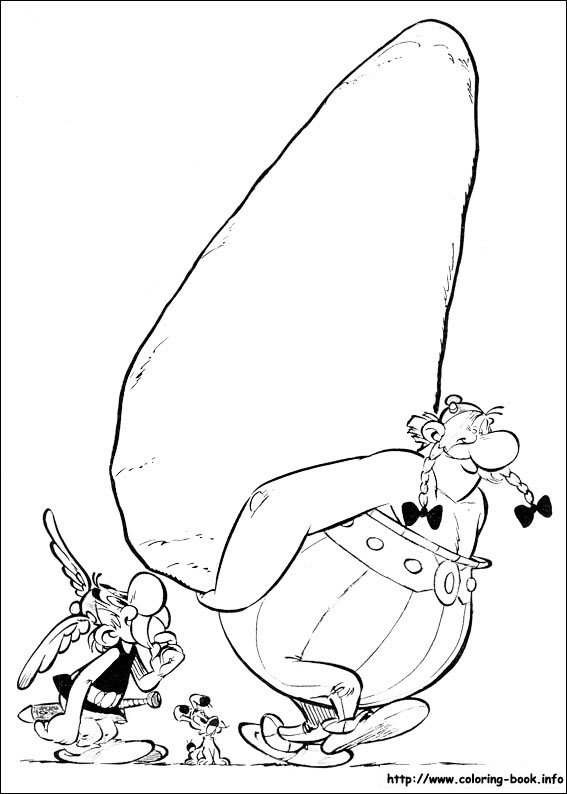 Asterix Coloring Page