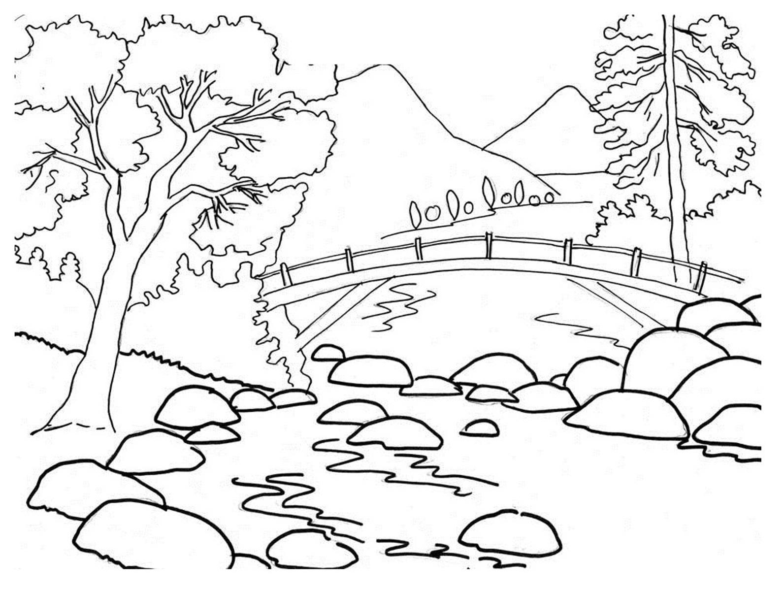 Coloring Pages For Adults Nature on Coloring Pages Design Ideas ...