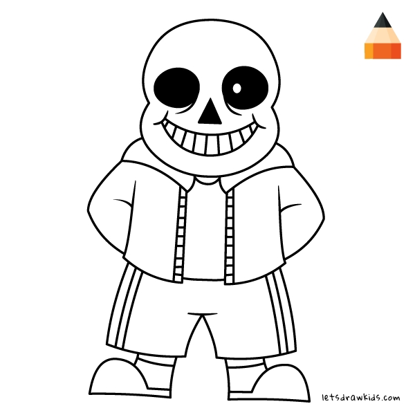 Sans And Papyrus Coloring Pages at GetDrawings | Free download
