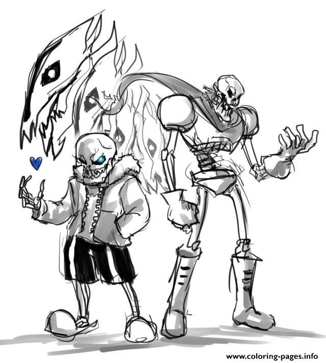 Print undertale papyrus coloring pages | Dog coloring book ...