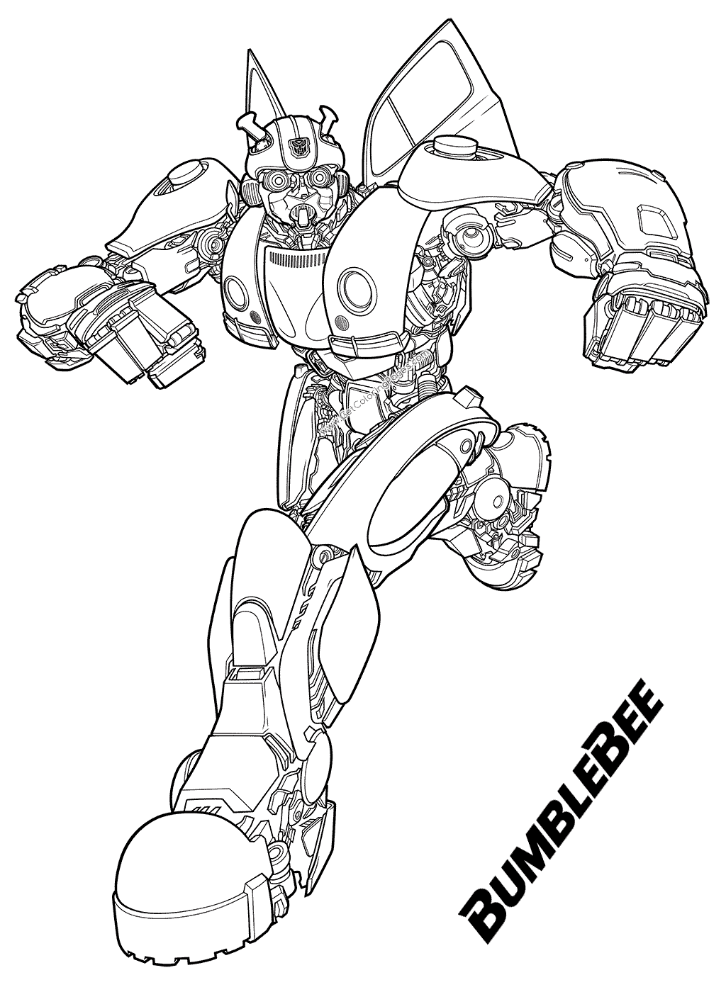 Autobot Bumblebee Coloring Pages - Get Coloring Pages