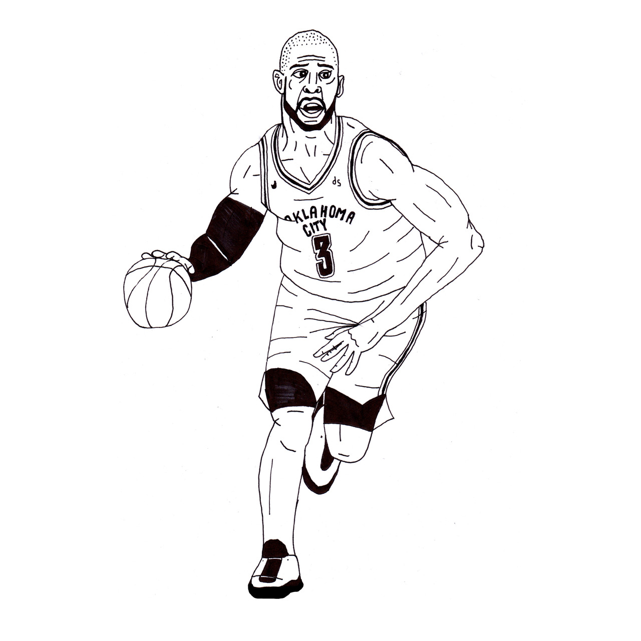 Chris Paul Coloring Pages - Coloring Nation