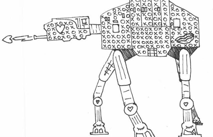 Star Wars AT-AT Coloring Page