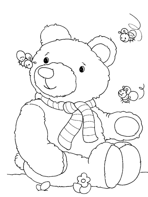 Teddy Bear Picnic Coloring Pages - Get ...