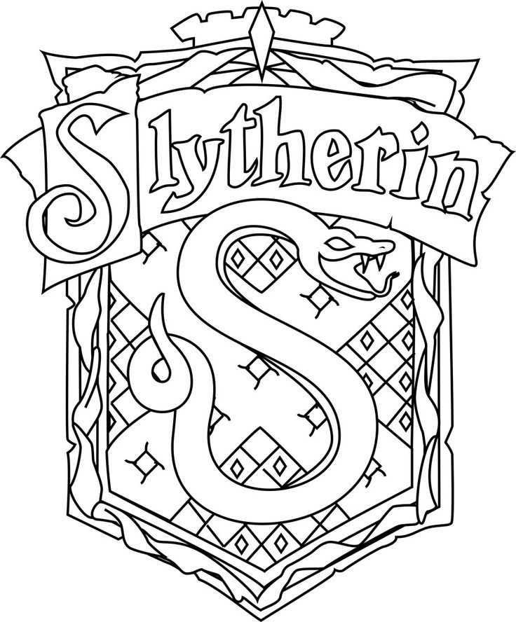 Free Harry Potter Coloring Page, Download Free Clip Art, Free Clip Art on  Clipart Library