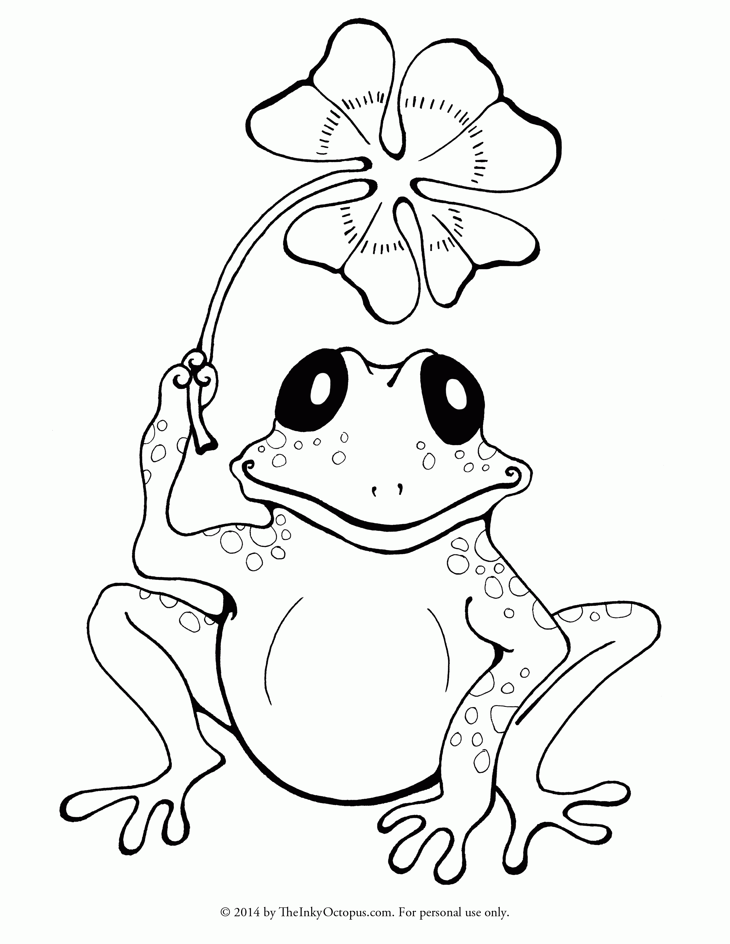 Free Printable Frog Coloring Sheets - Coloring Page