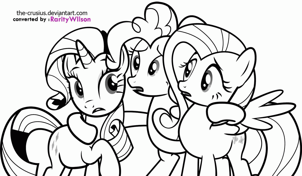 My Little Pony Coloring Pages Friendship Is Magic | Minister Coloring