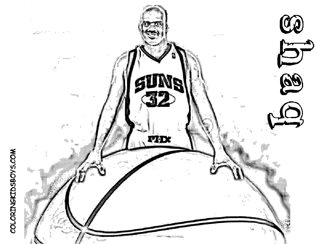 Big Boss Basketball Coloring Pictures | Basketball Players | Free ...