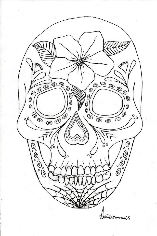 Day Of The Dead Coloring Pages | Free Coloring Pages