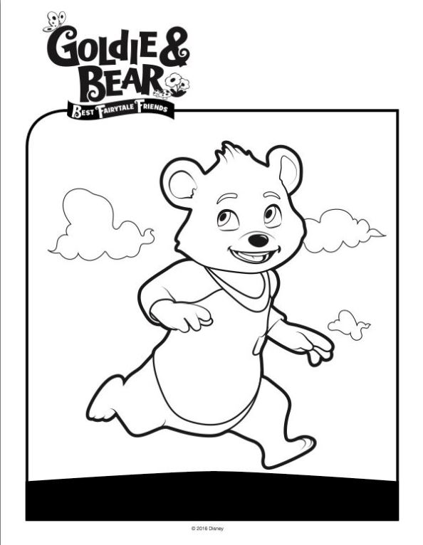 Goldie And Bear Coloring Pages at GetDrawings | Free download