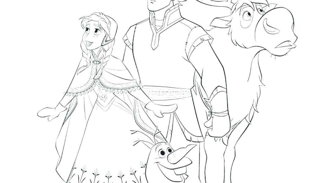 Frozen Coloring Pages All Characters at GetDrawings | Free download