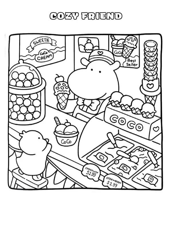 39 Cozy Friend coloring pages (Free ...