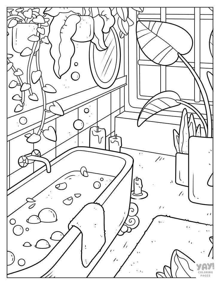 Aesthetic Coloring Pages (Free ...