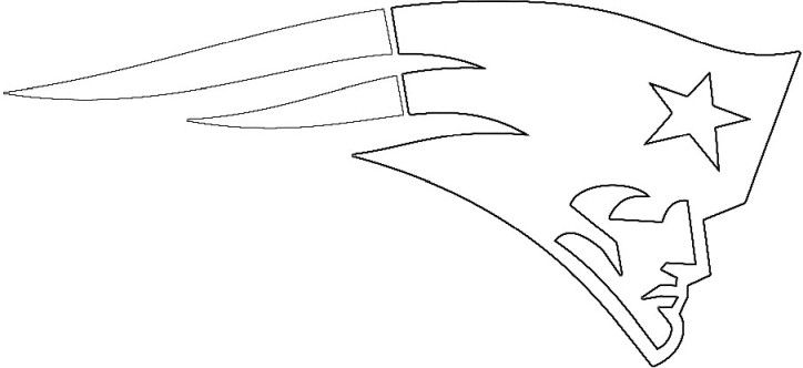 New England Patriots logo coloring page - Free coloring pages