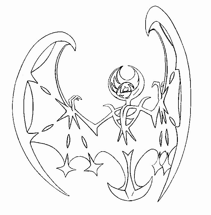 Pokemon HD: Mega Evolution Zygarde Pokemon Coloring Pages