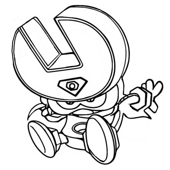 Metal Crunch Superzings Coloring Page - Free Printable Coloring Pages for  Kids