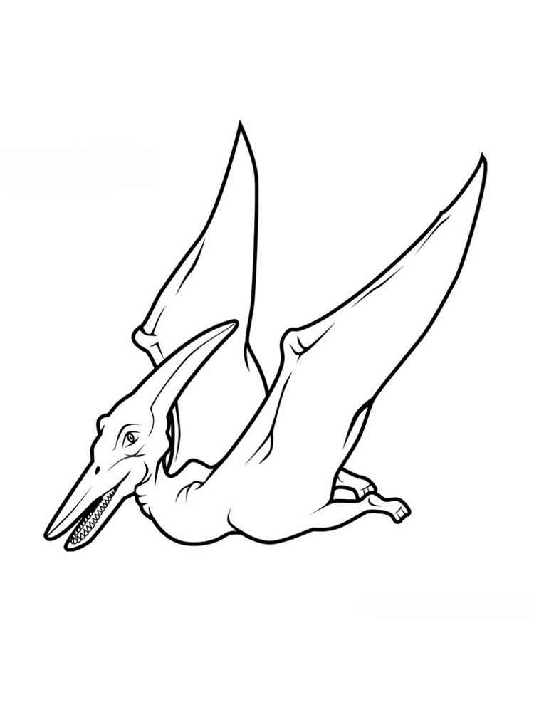 Pterodactyl coloring pages