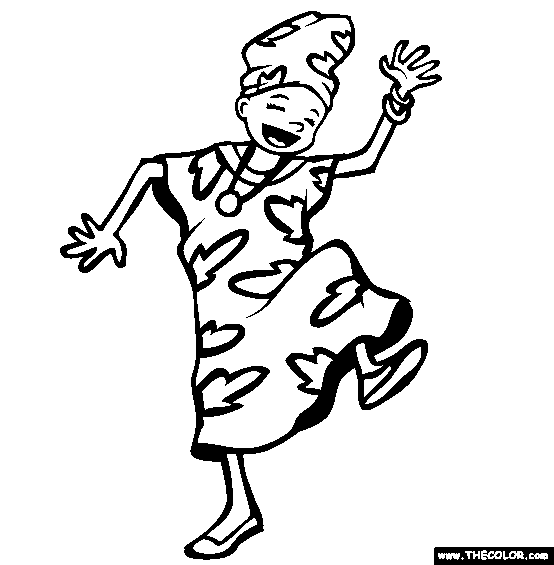 Nigeria Coloring Page | Free Nigeria Online Coloring