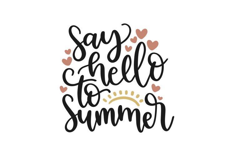 Hello Summer Svg | Design Bundles
