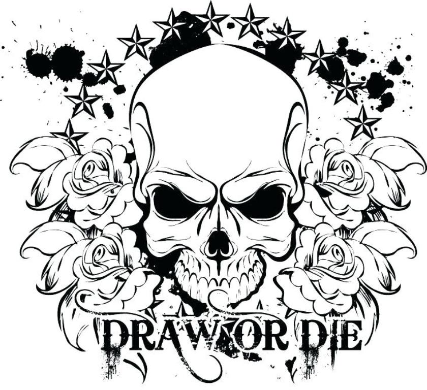 Top 20 Best Skulls Coloring Pages For Adults