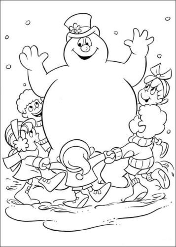 27 Free Frosty The Snowman Coloring Pages Printable