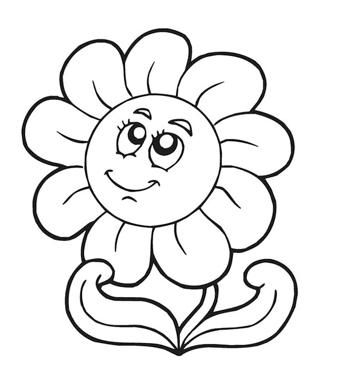 15 Beautiful Sunflower Coloring Pages For Your Little Girl