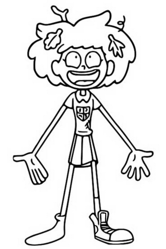 Anne Boonchuy - Amphibia Coloring Pages - Amphibia Coloring Pages - Coloring  Pages For Kids And Adults