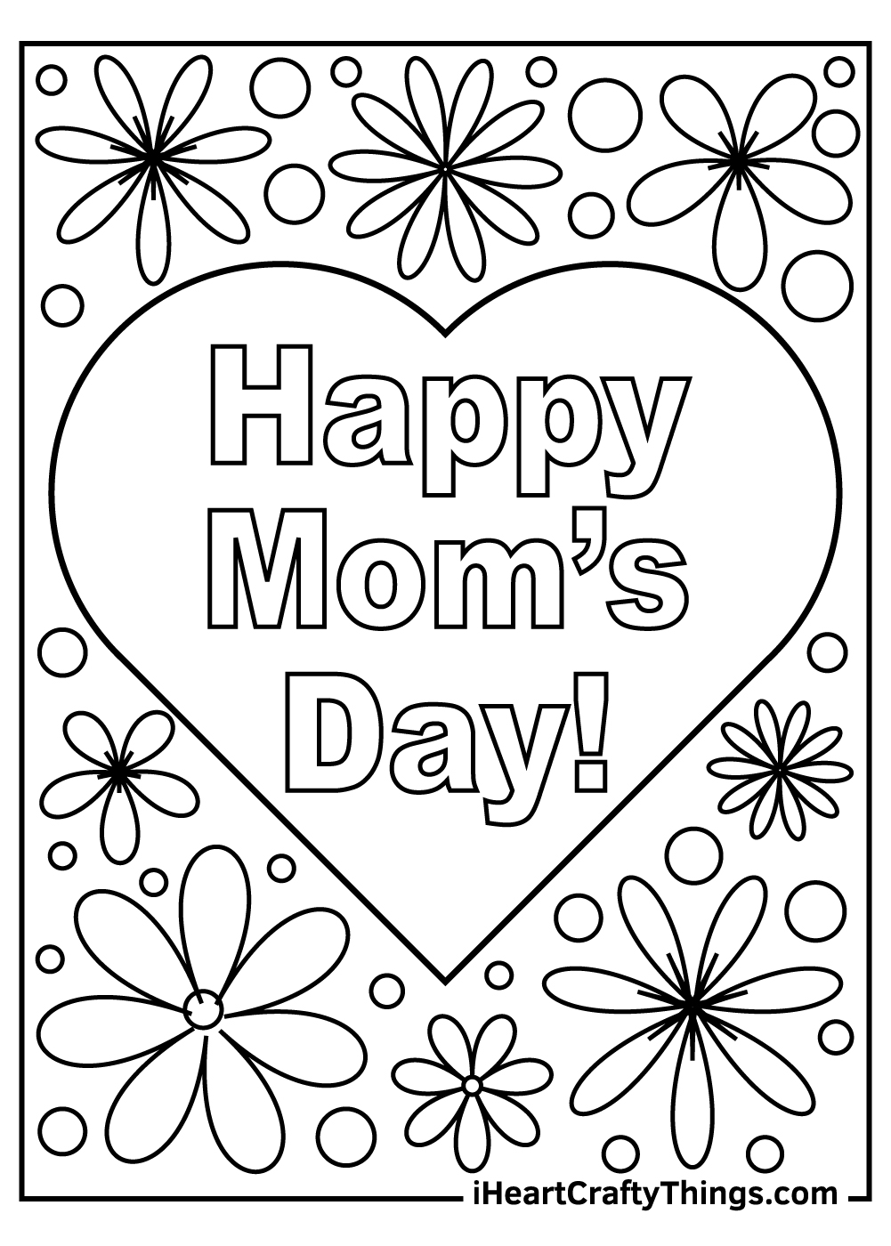 Printable Mother's Day Coloring Pages (Updated 2023)
