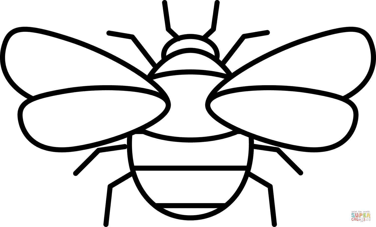 Bumblebee coloring page | Free Printable Coloring Pages