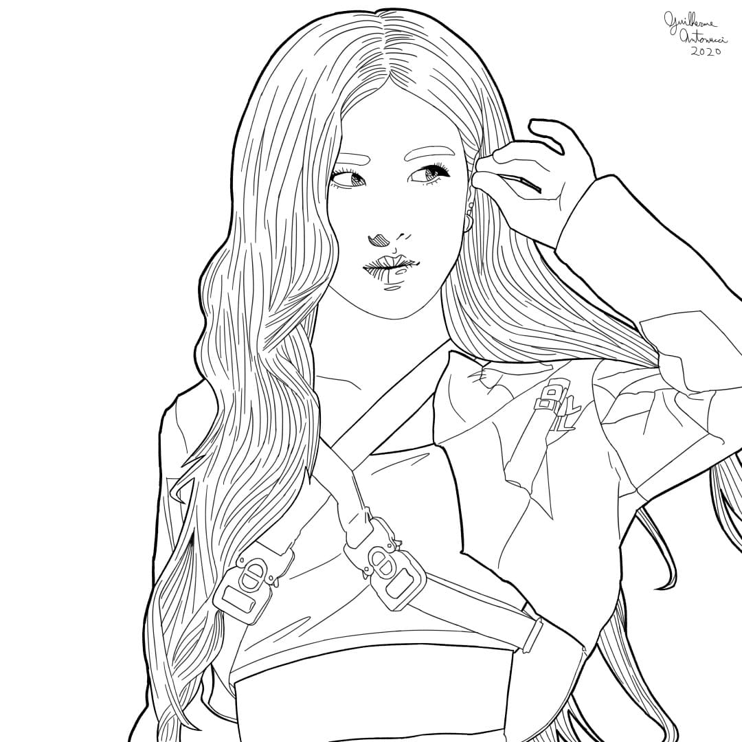 Blackpink Coloring Pages | Free printable Coloring Pages