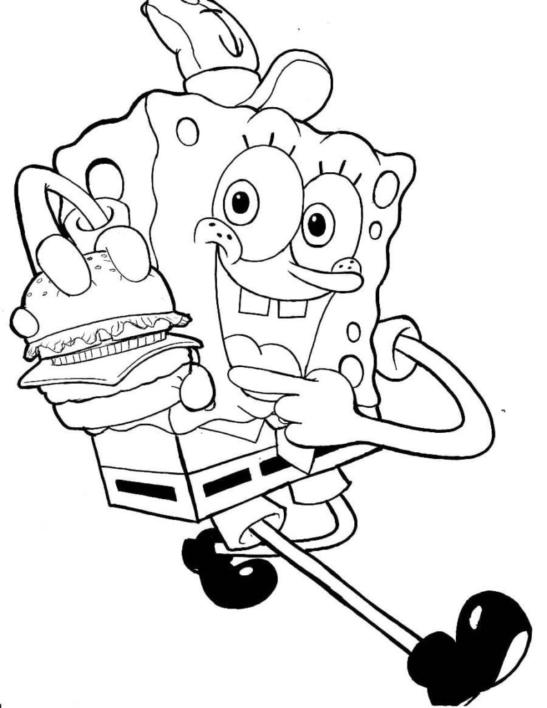 SpongeBob coloring pages - Free coloring pages | WONDER DAY — Coloring pages  for children and adults
