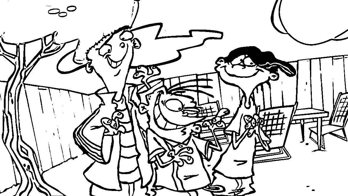 Ed Edd Eddy Cartoon Network Coloring Page - Wecoloringpage.com | Ed edd n  eddy, Ed edd, Edd