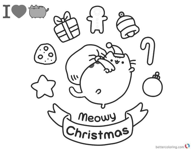 Get This Pusheen Coloring Pages PDF And Have Fun With It -  Coloringfolder.com | Pusheen coloring pages, Pusheen christmas, Cartoon coloring  pages