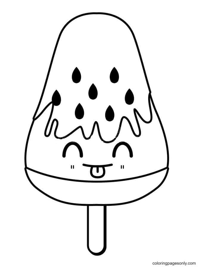 Popsicle Coloring Pages Printable for ...