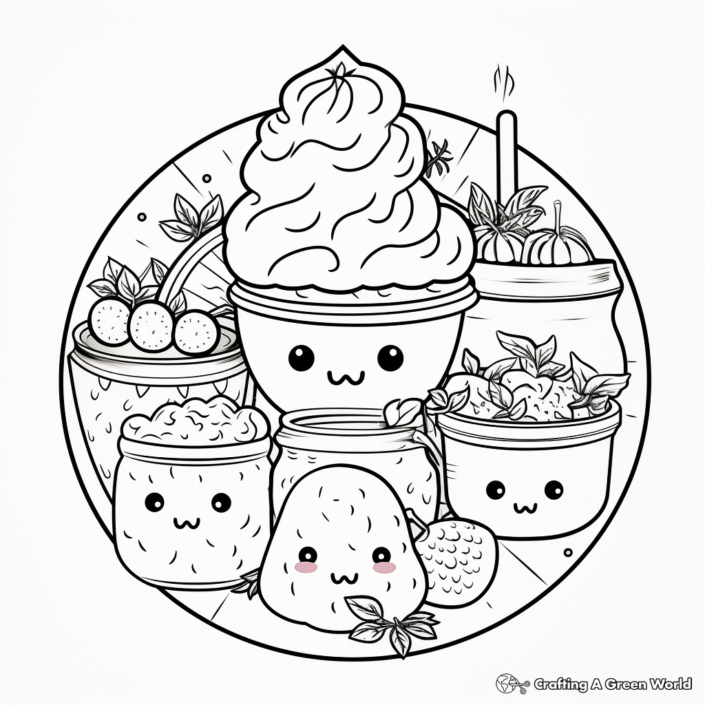 Kawaii Aesthetic Coloring Pages - Free ...