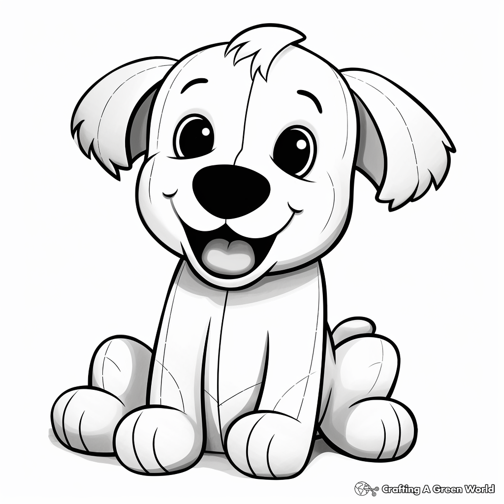 Dog Toy Coloring Pages - Free & Printable!