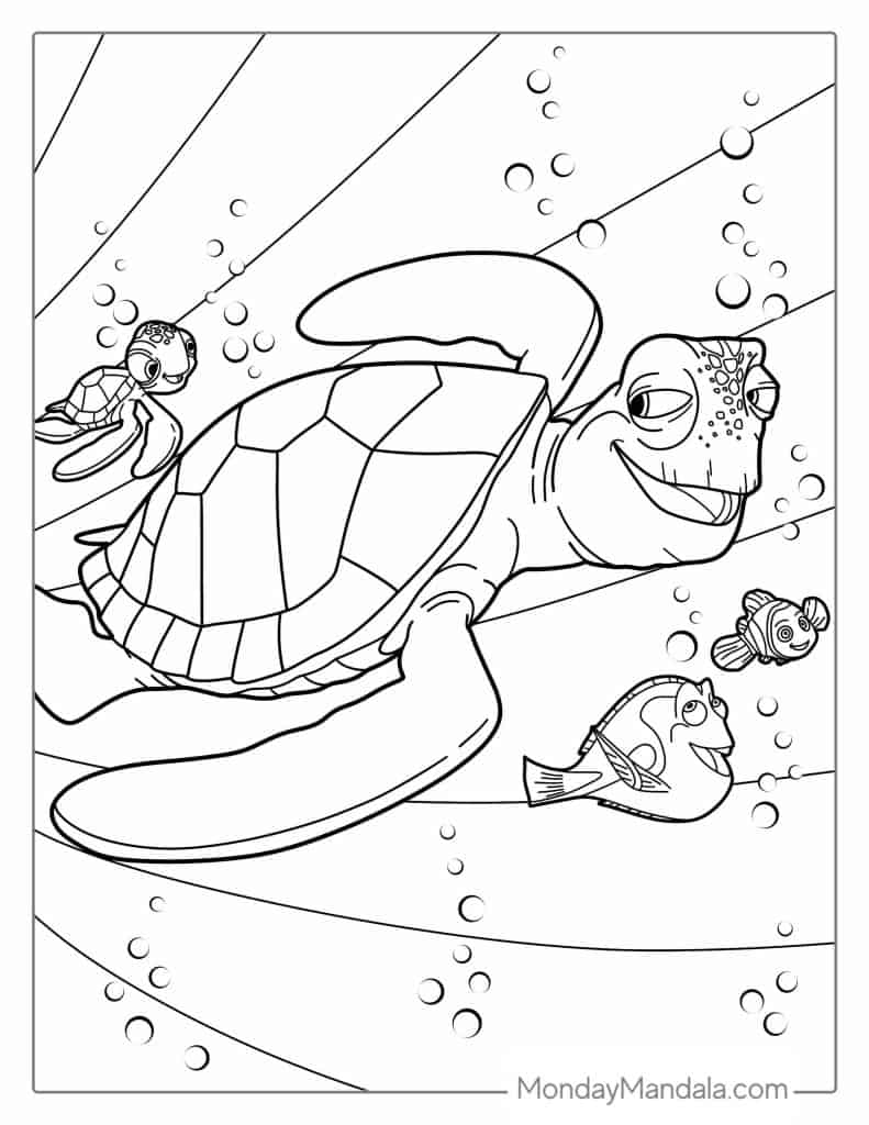 36 Turtle Coloring Pages (Free PDF ...