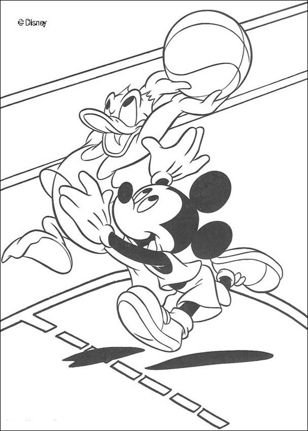 Mickey Mouse coloring pages - Mickey Mouse and Donald Duck