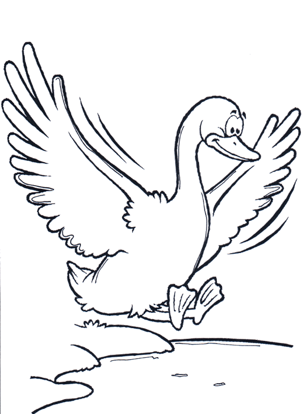Goose Coloring Pages Alphabet | Alphabet Coloring pages of ...