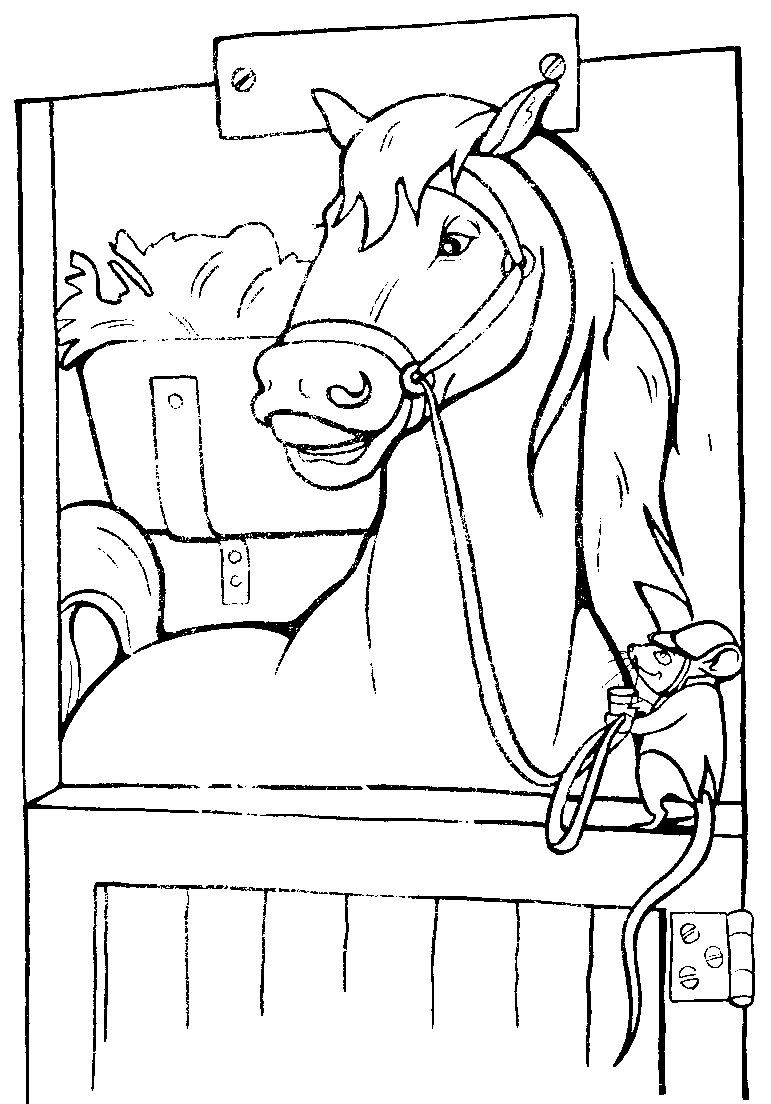 horse stables coloring page - Clip Art Library