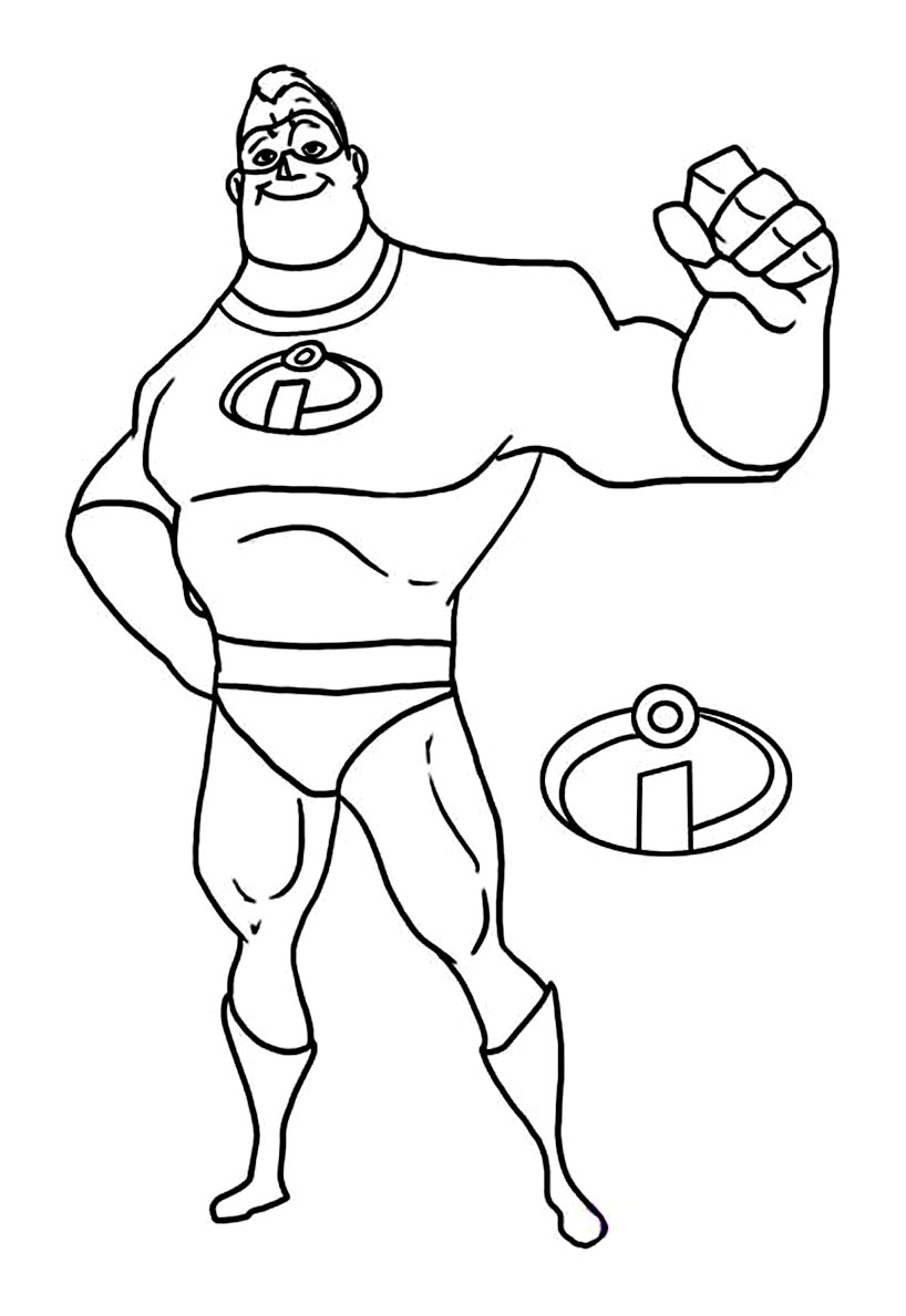 Coloring Pages | Disney The Incredibles Coloring Pages