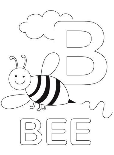 all-wishes.com | Alphabet coloring pages, Abc coloring pages, Letter b  coloring pages