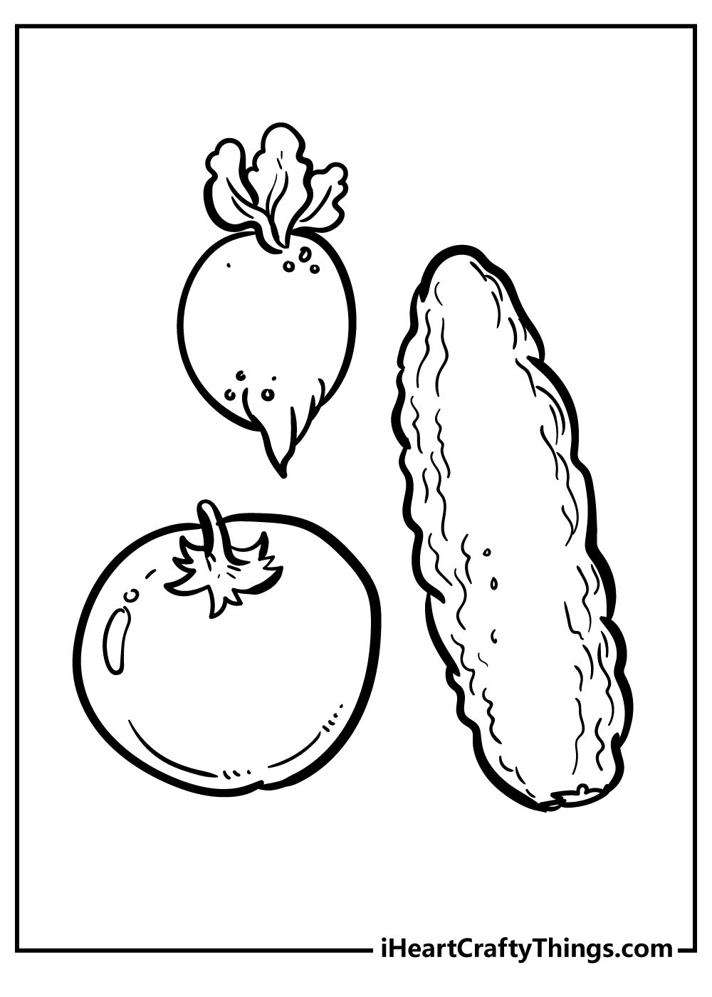 Printable Vegetables Coloring Pages (Updated 2022)
