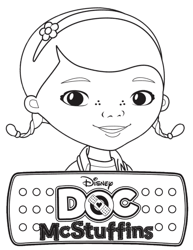 how to draw disney doc mcstuffins face | Kids Pages for free ...