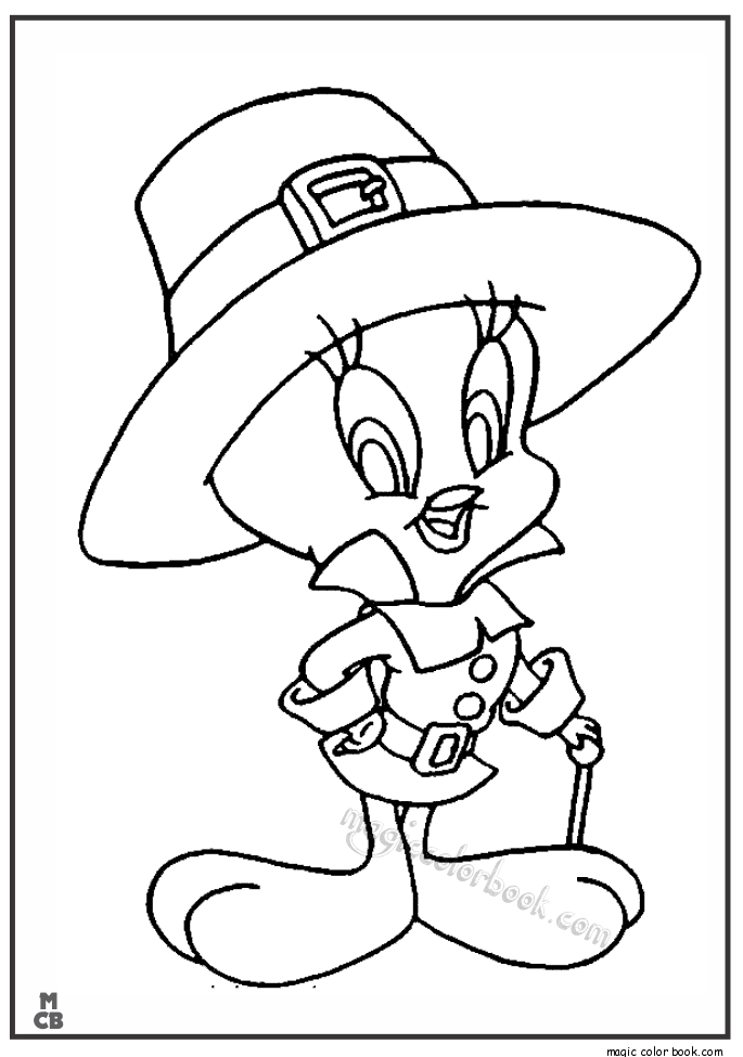 Tweety Bird Sylvester Coloring Pages 11