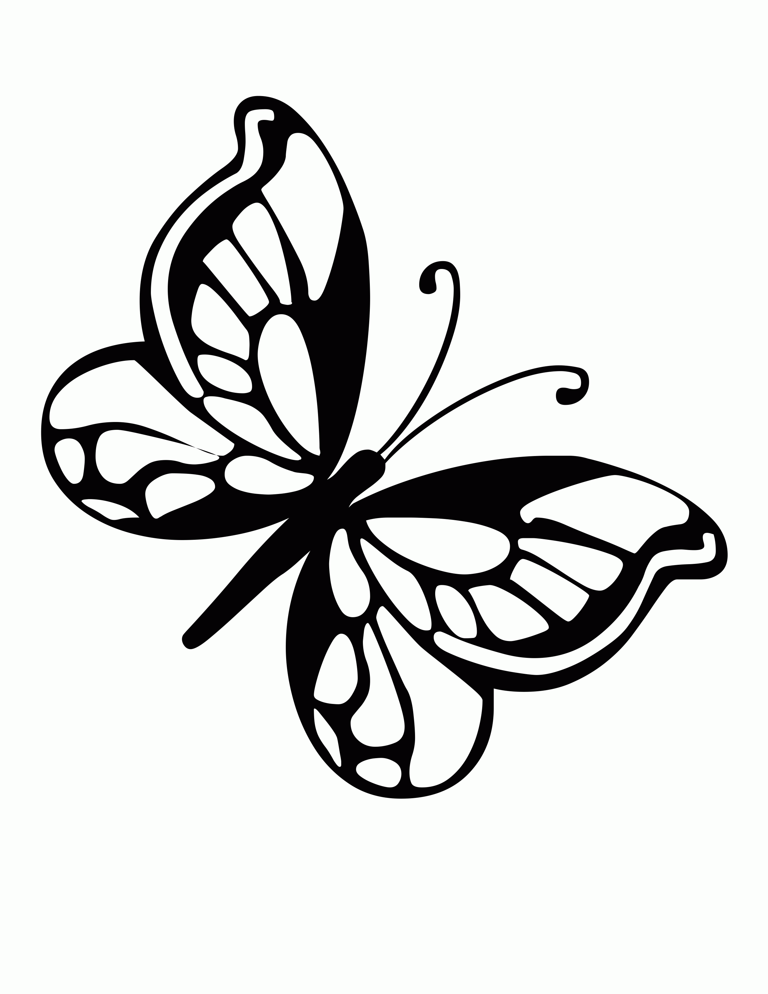 butterfly coloring pages for adults | Only Coloring Pages