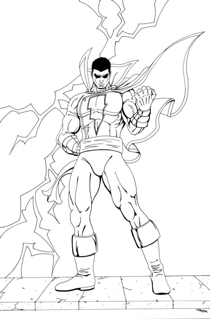 9 Most Magic Shazam Universe Coloring Pages For Animal Free ...