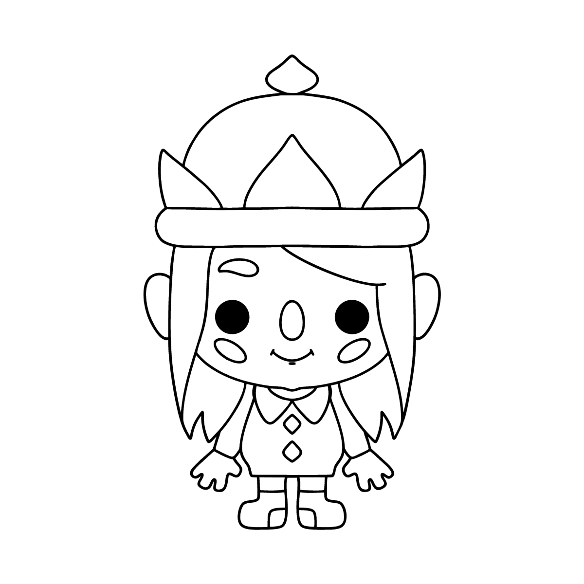 Toca Life World babes coloring page | Coloring-for-Kids.com